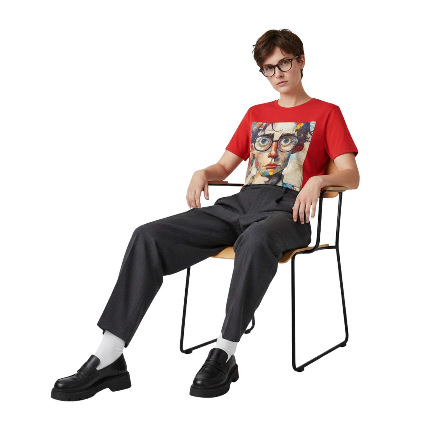 Abstract Visionary Graphic T-Shirt